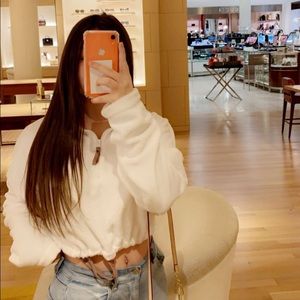 UO drawstring sweater top